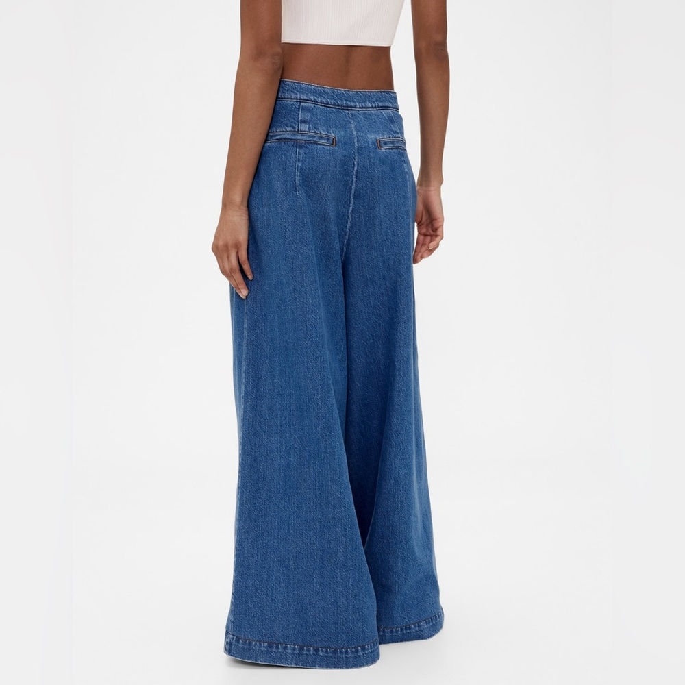 GapStudio High Rise Denim Sailor Pants - Picture 3 of 9